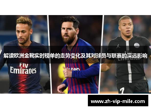 解读欧洲金靴实时榜单的走势变化及其对球员与联赛的深远影响